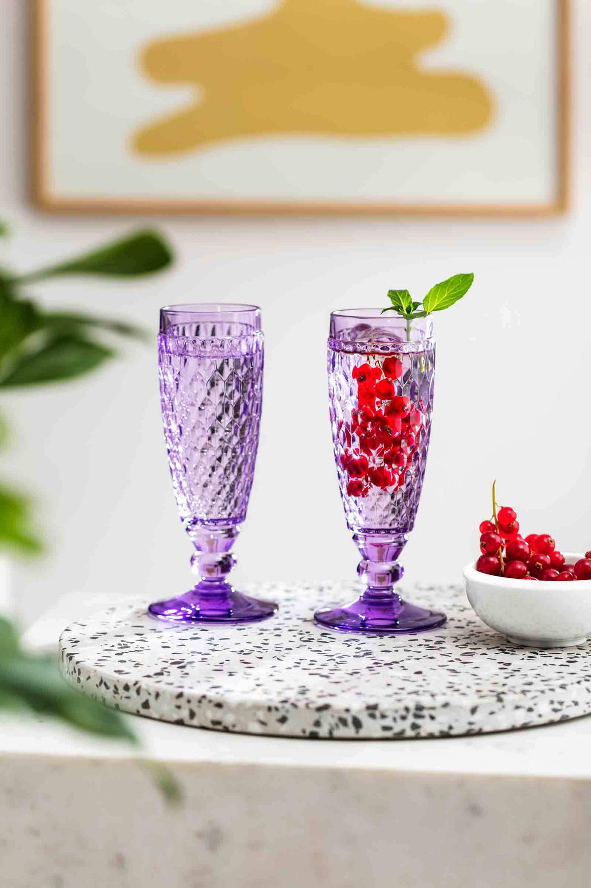 SEKTGLÄSER Boston Coloured Lavender 145 ml 4er Set - Lila, Glas (0.145L) - Villeroy & Boch