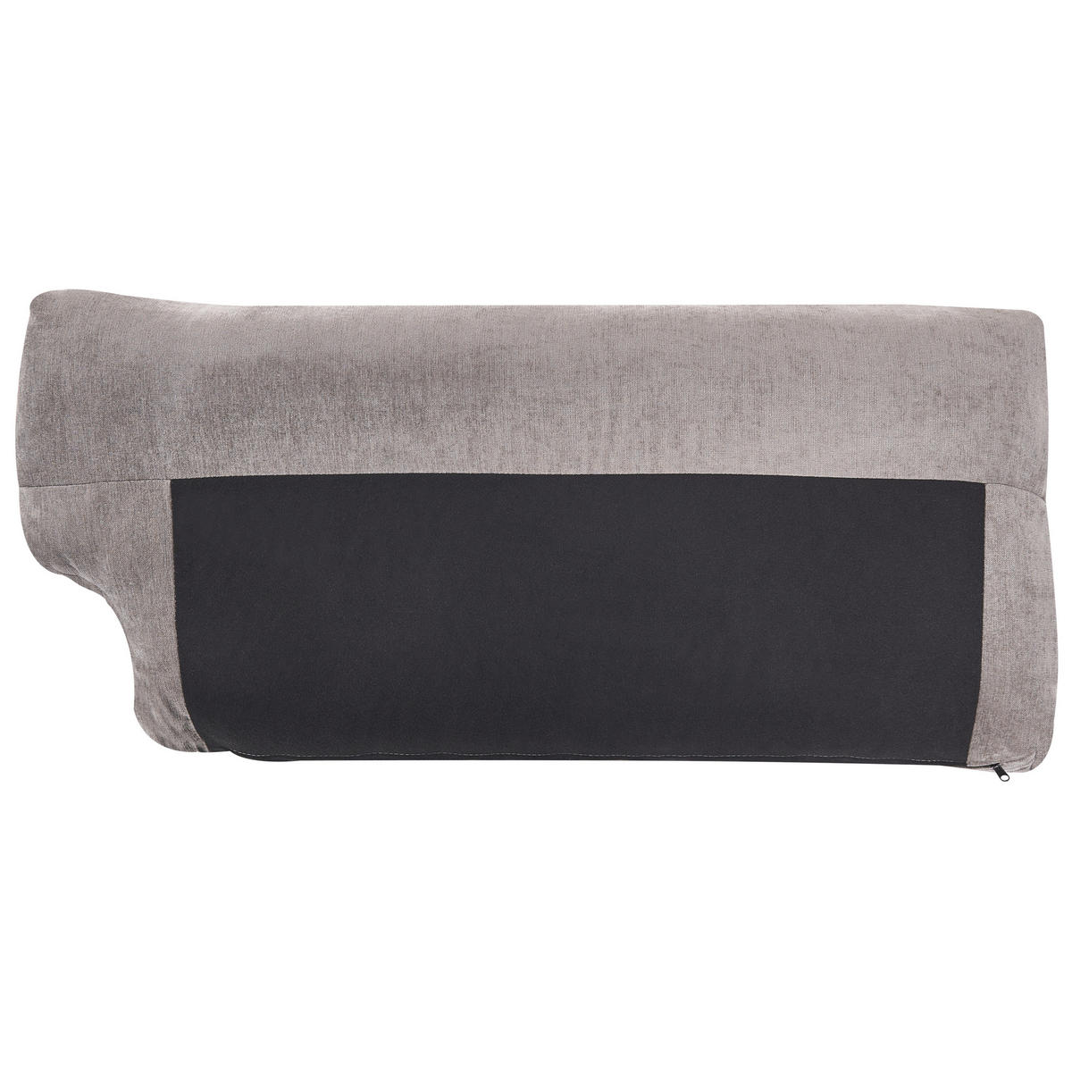 3-SITZER-SOFA Chenillegewebe Taupe Skaro - Taupe, Textil (214/87/89cm) - Beliani