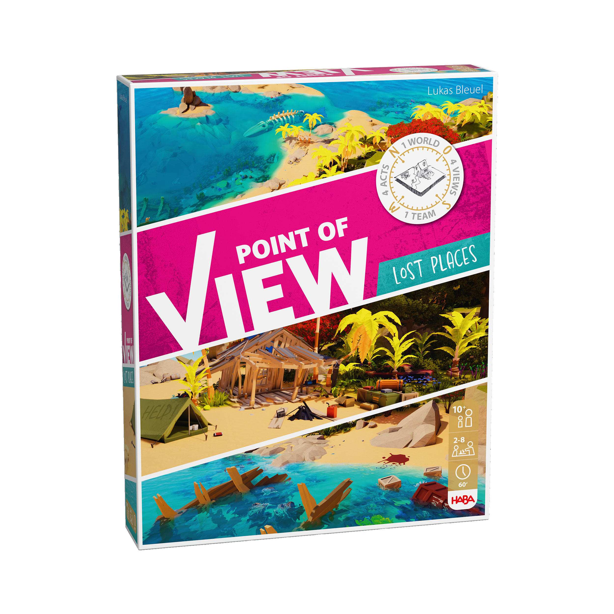 RÄTSELSPIEL Point of View Lost Places, ab 10 Jahren - Multicolor, Naturmaterialien (21.8/27.2cm)