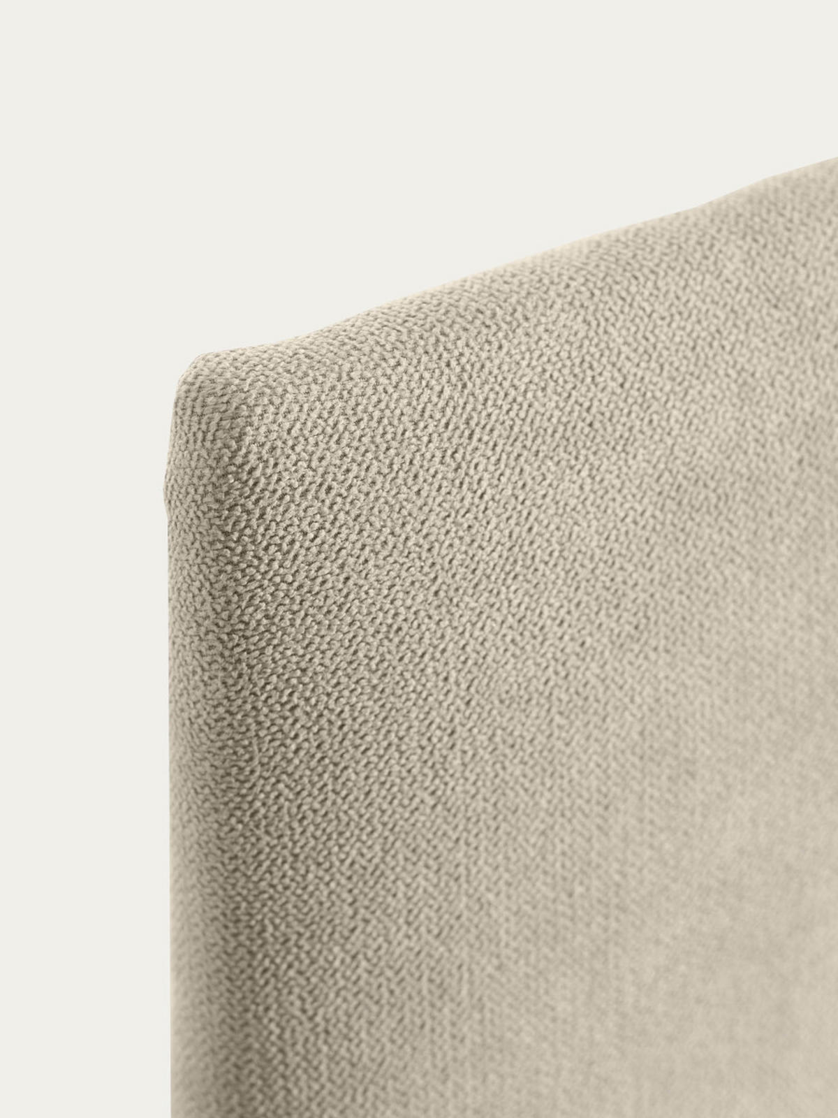 KOPFTEIL Milos Beige 165 cm x 52 cm - Beige, Textil (165/52/3cm) - Kenay Home