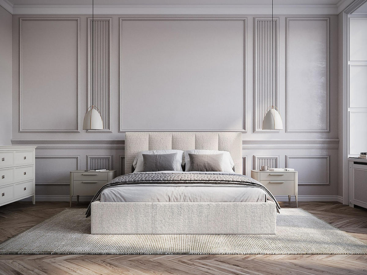 BETT mit Bettkasten - 2 -Sitzer - Polyester - beige - KILACLO - Beige, Textil (213/211cm) - Vente-Unique