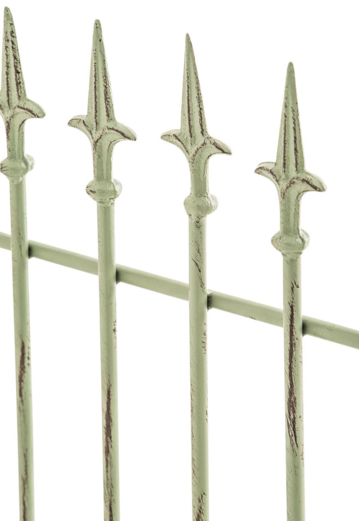 RANKGITTER 2er Set Metall antik-grün - Grün, Metall (50/100/0.7cm) - CLP
