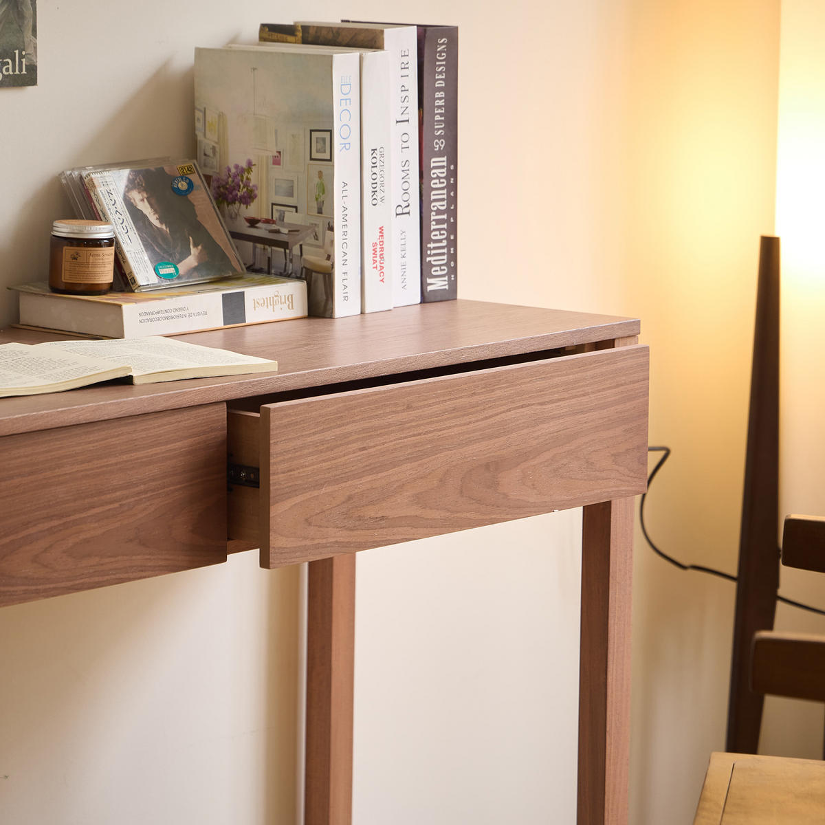 SCHREIBTISCH Rechteckig Braun 110 x 40 x 78 cm - Braun, Holz (40/110/78cm) - Nordlys