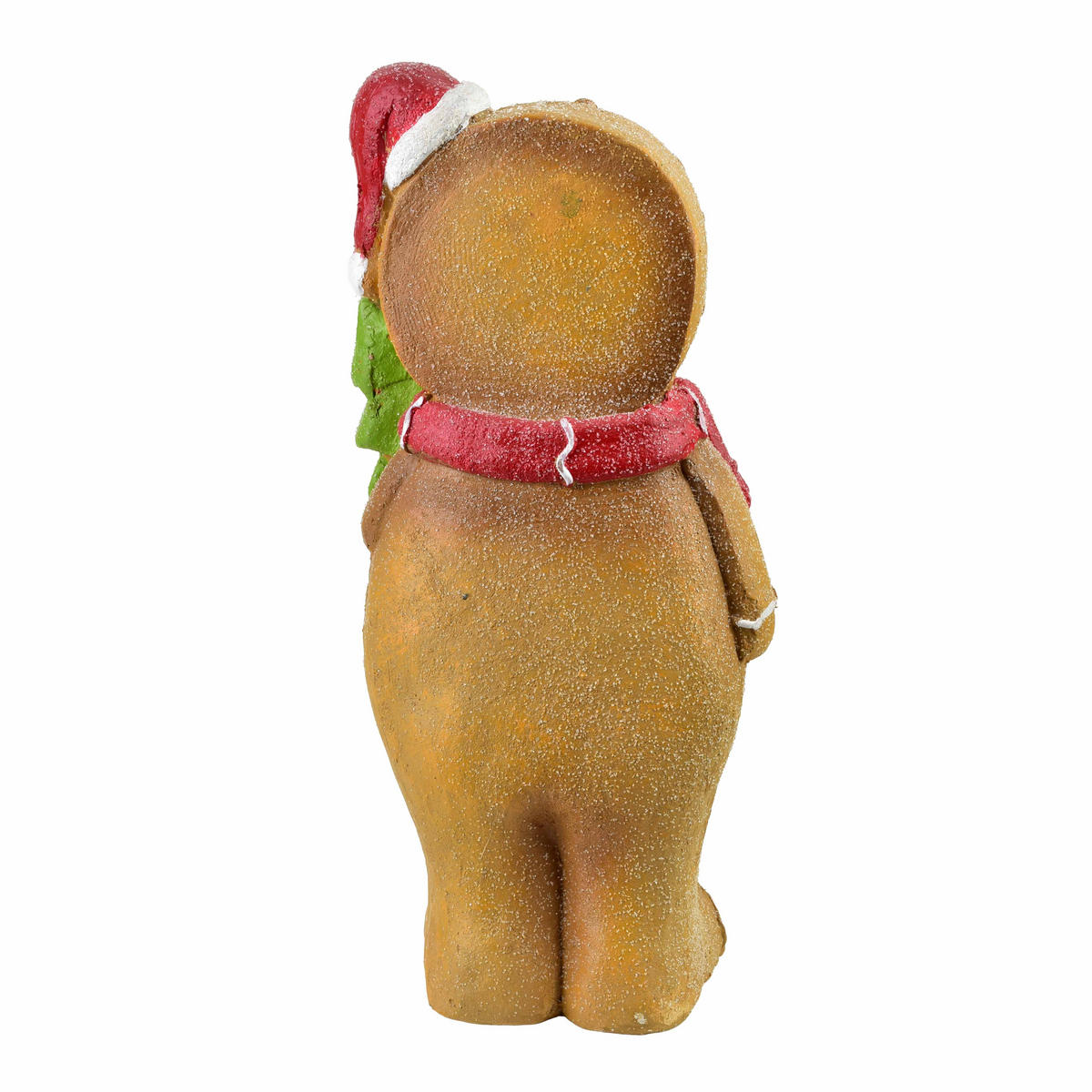 LED-DEKOFIGUR Santa Lila Braun 19,5x13,5x43,5 cm Keramik - Braun, Keramik (13.5/43.5/19.5cm) - Mondex