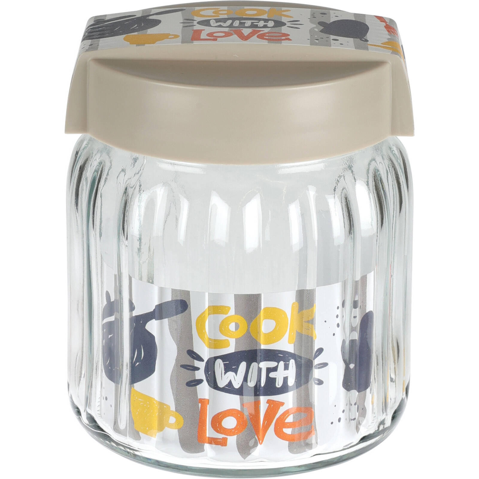 Home Styling Collection Glasgefäss Transparent 11.5x13.5x11.5 cm