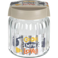 GLASGEFÄSS 1 l luftdicht - Transparent, Glas (11.5/13.5/11.5cm) - Home Styling Collection