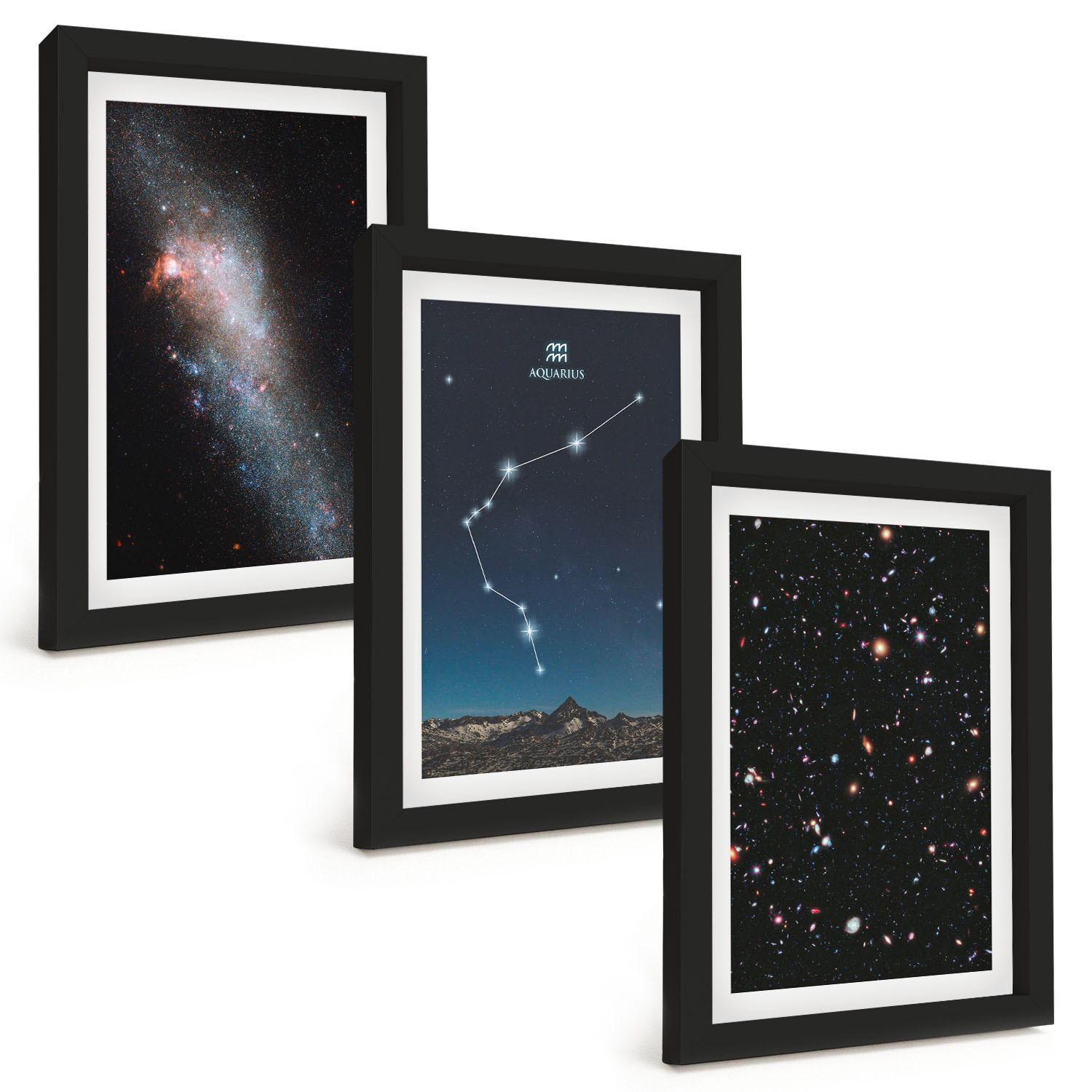 Tulup Bilder Schwarz 20x30 cm