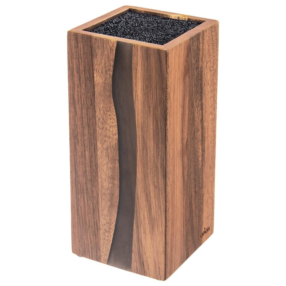 MESSERBLOCK Akazie River Natur - Naturfarben, Holz (11/23.5/11cm) - Orion 