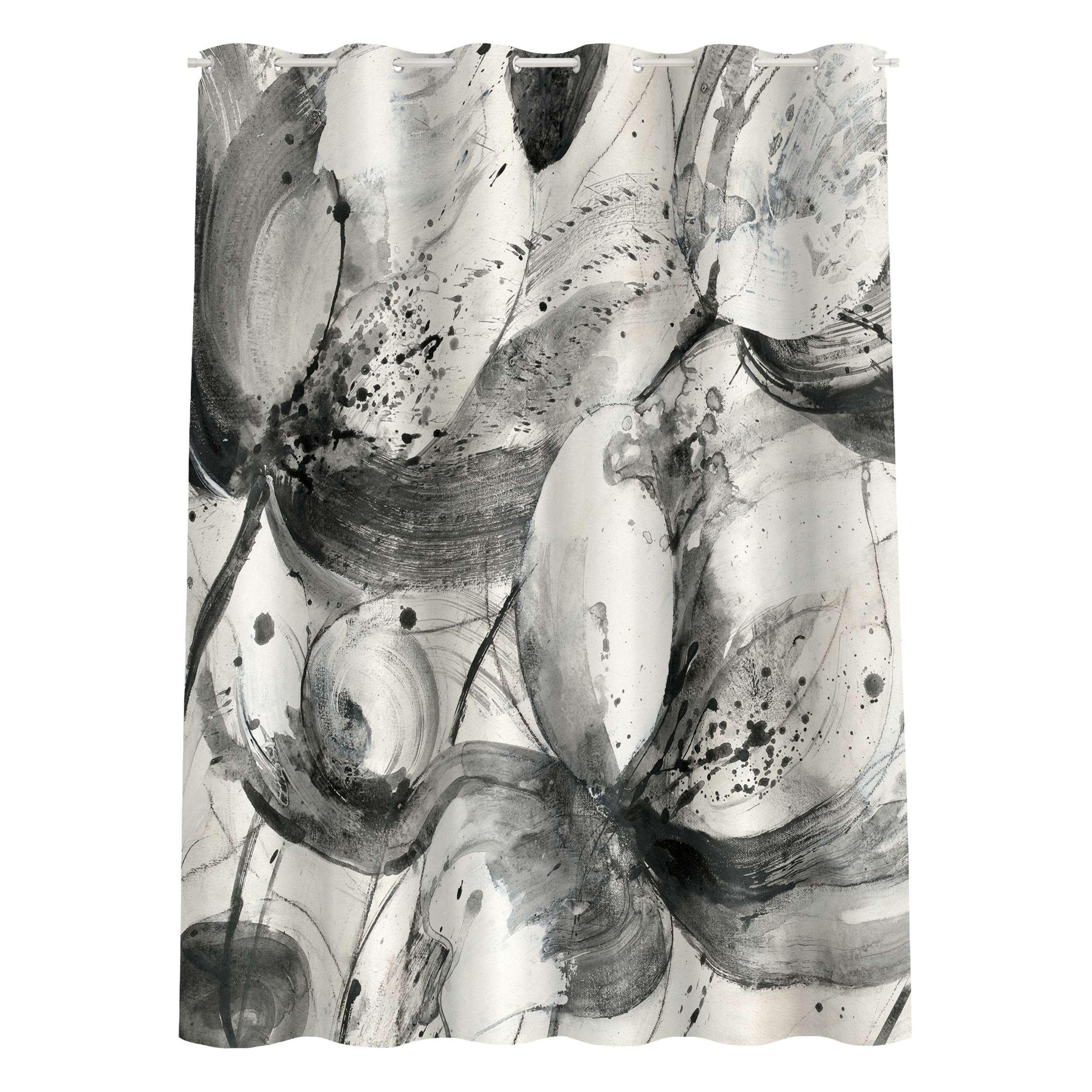 Bilderwelten Duschvorhang Schwarz 180x200 cm