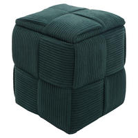HOCKER Grün - Grün, Textil (40/43/40cm) - MCW