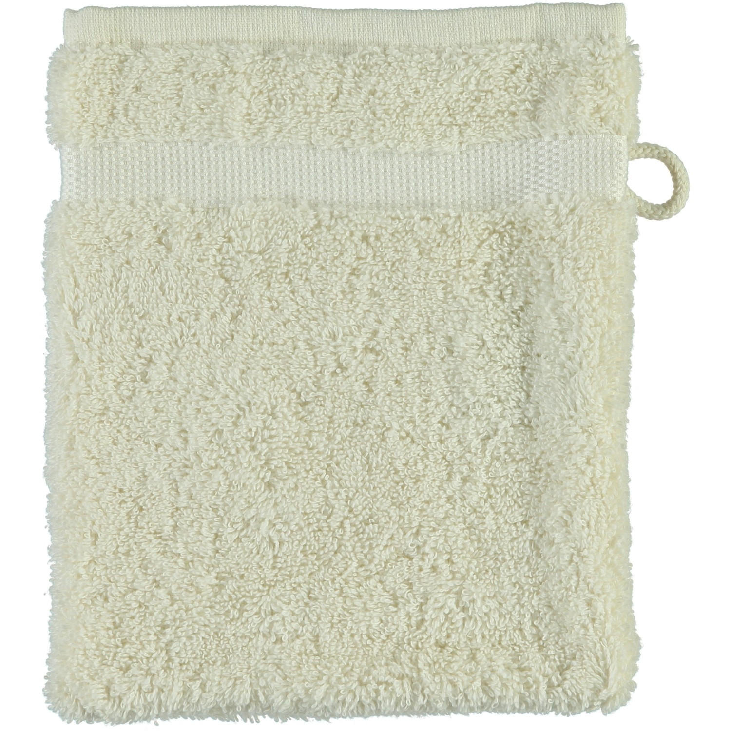 Rhomtuft Waschlappen Beige 16x22 cm
