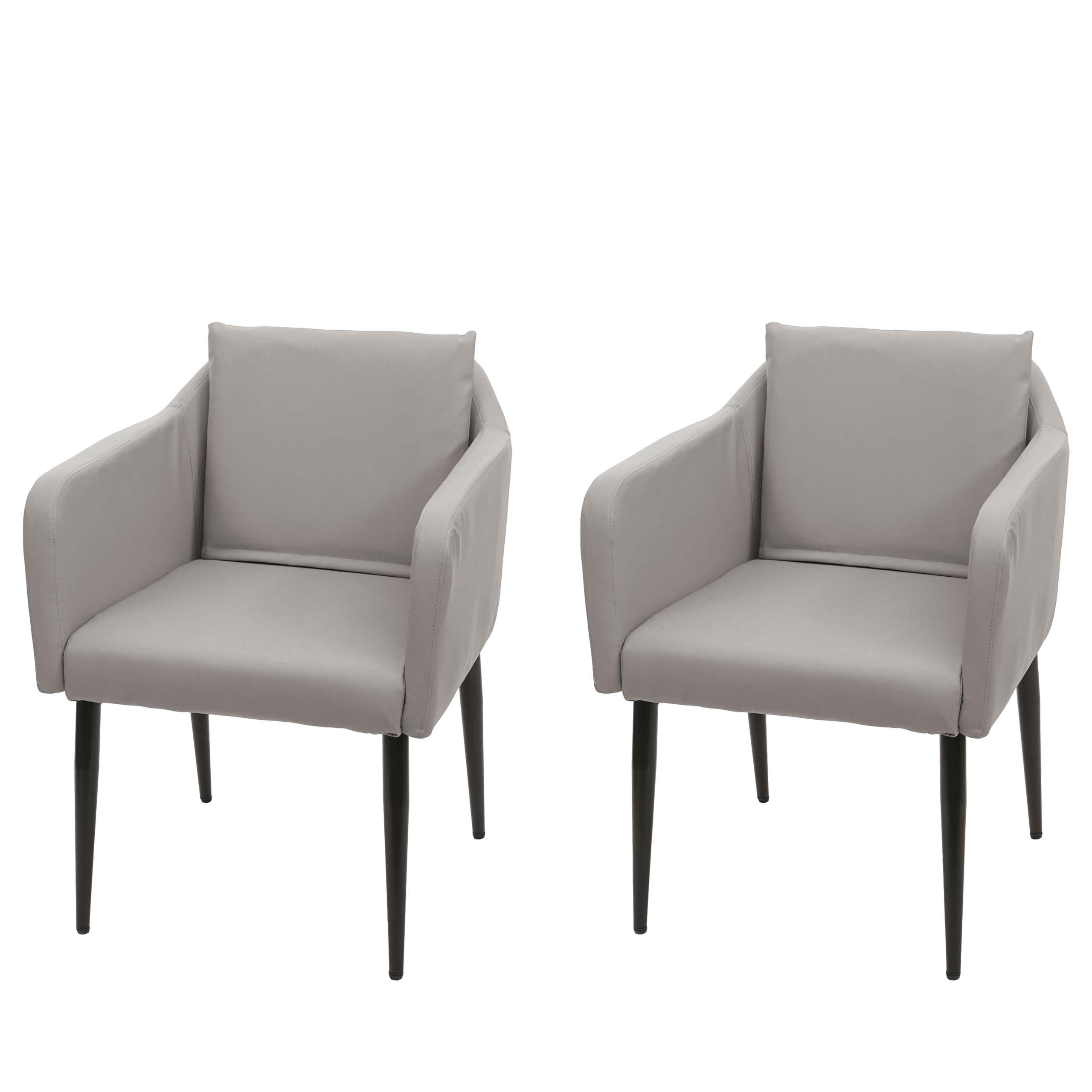 ESSZIMMERSTUHL taupe 2er-Set - Taupe, Textil (60/86/65cm) - MCW