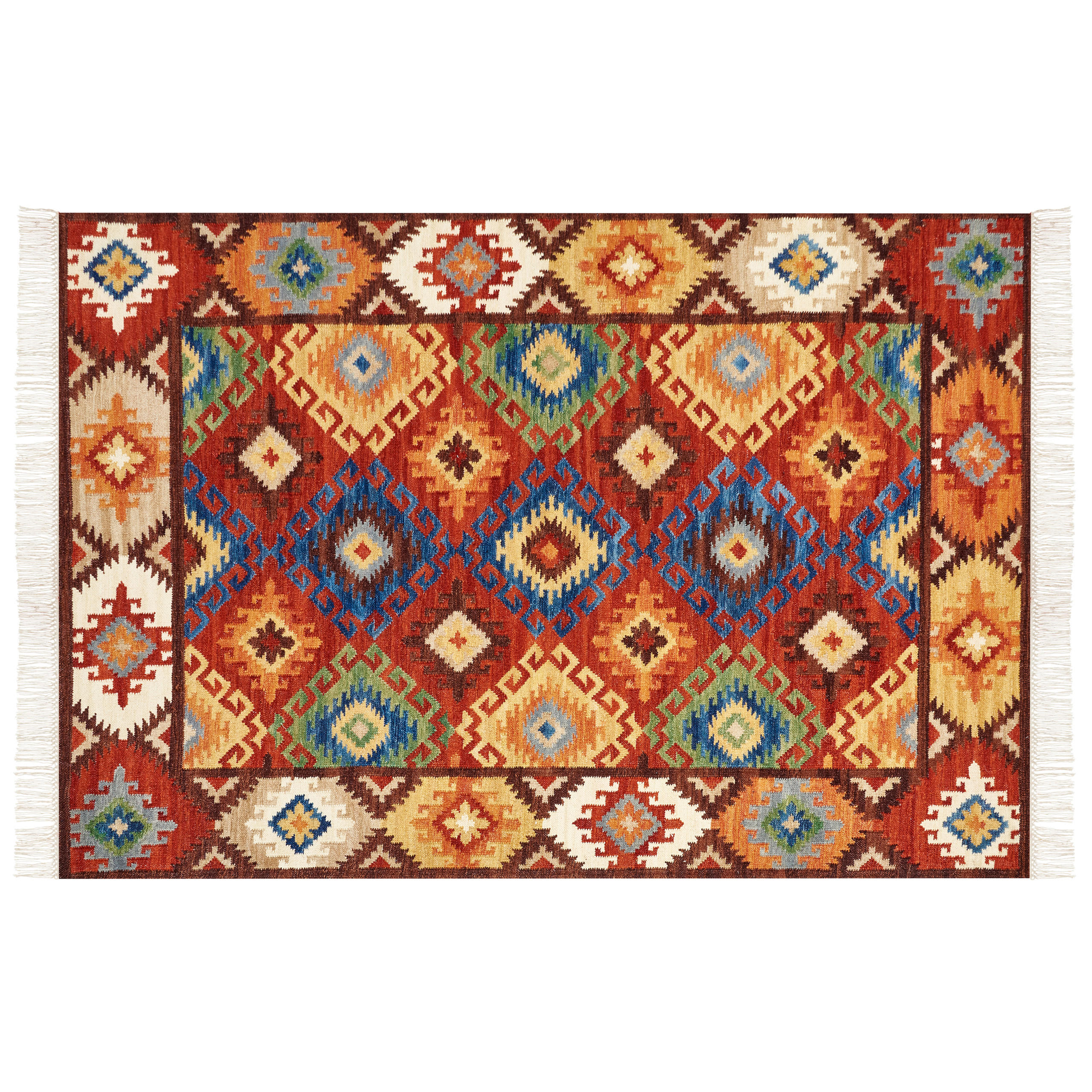 KELIMMATTA Zovuni 230/160 cm - Multicolor, Textil (160/230cm) - Beliani