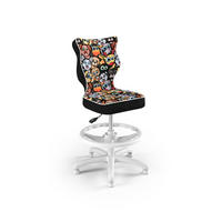 KINDERSTUHL Petit mit Fußstütze - Schwarz, Textil (66/96/66cm) - RAUMHIRSCH FURNITURE