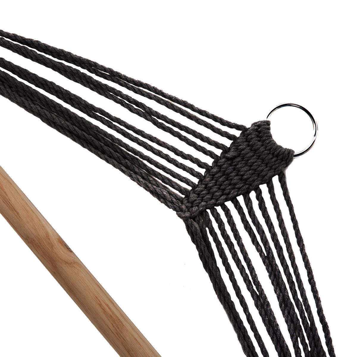 HÄNGESESSEL in Netz-Optik Grau - Dunkelgrau, Textil (100/130/100cm) - SVITA
