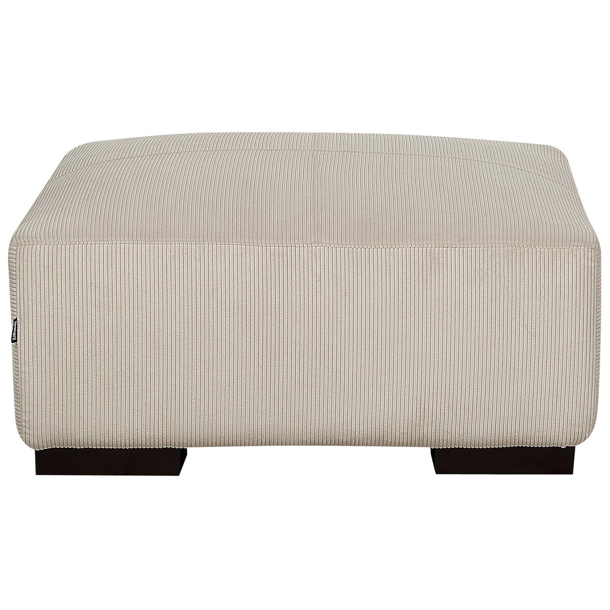 OTTOMANE Beige Lungo - Beige, Textil (80/35/80cm) - Beliani