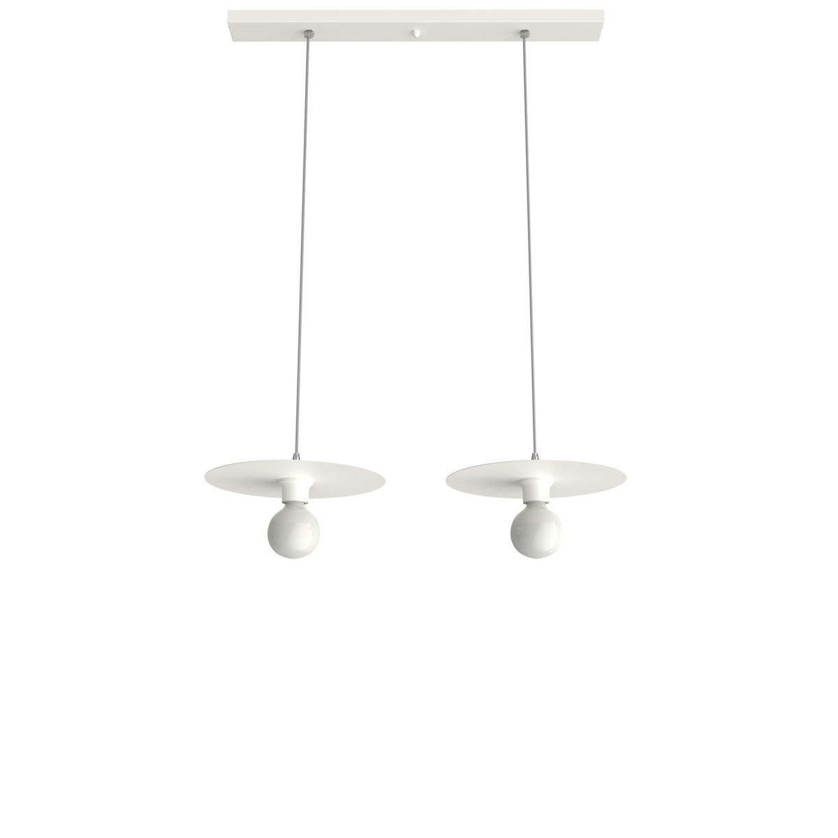 HÄNGELEUCHTE - Weiß, Metall (30/30/7cm) - Lumicom