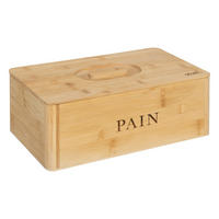 BROTKASTEN Bambus Pain 33,2/20,2/12,7 cm - Braun, Naturmaterialen (20.2/12.7/33.2cm) - 5five Simply Smart