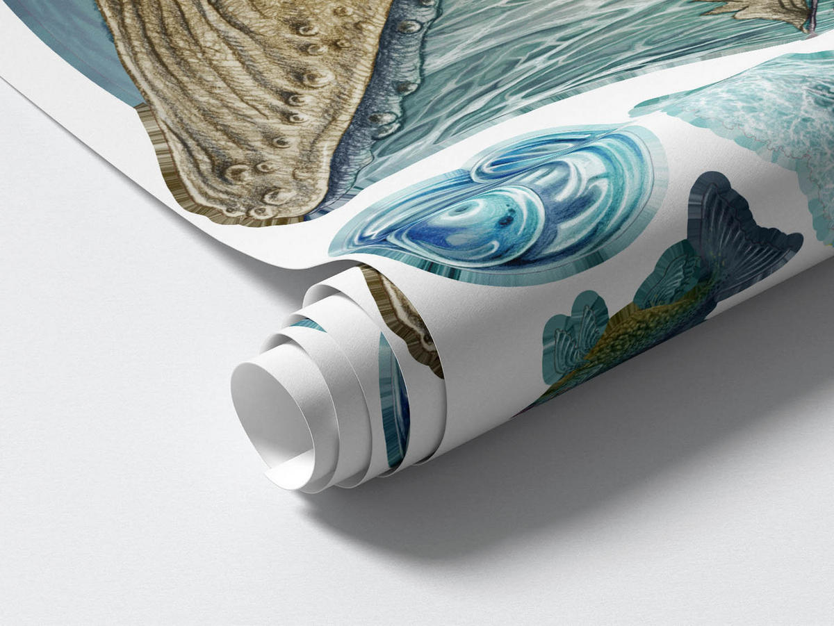 WANDAUFKLEBER 100x122cm - Märchenwelt - Multicolor, Kunststoff (100/122/0.1cm) - Wallfluent