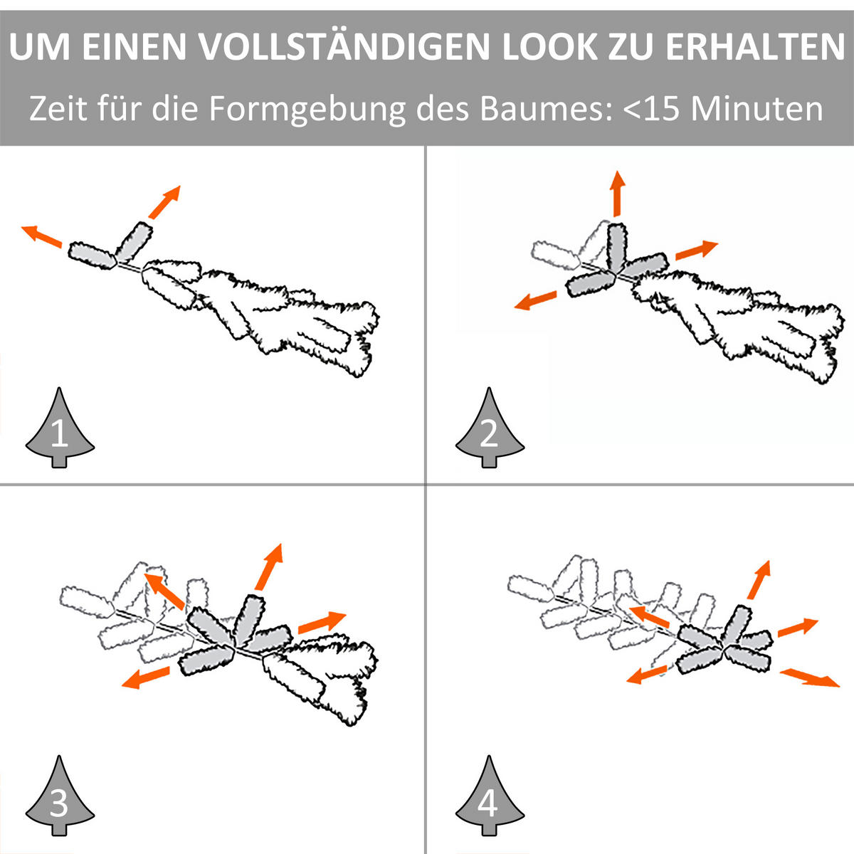 WEIHNACHTSBAUM für Tisch 0,6 m kleiner Christbaum 70 Zweige Leinen PVC Zement - Grün, Kunststoff (60cm) - HOMCOM