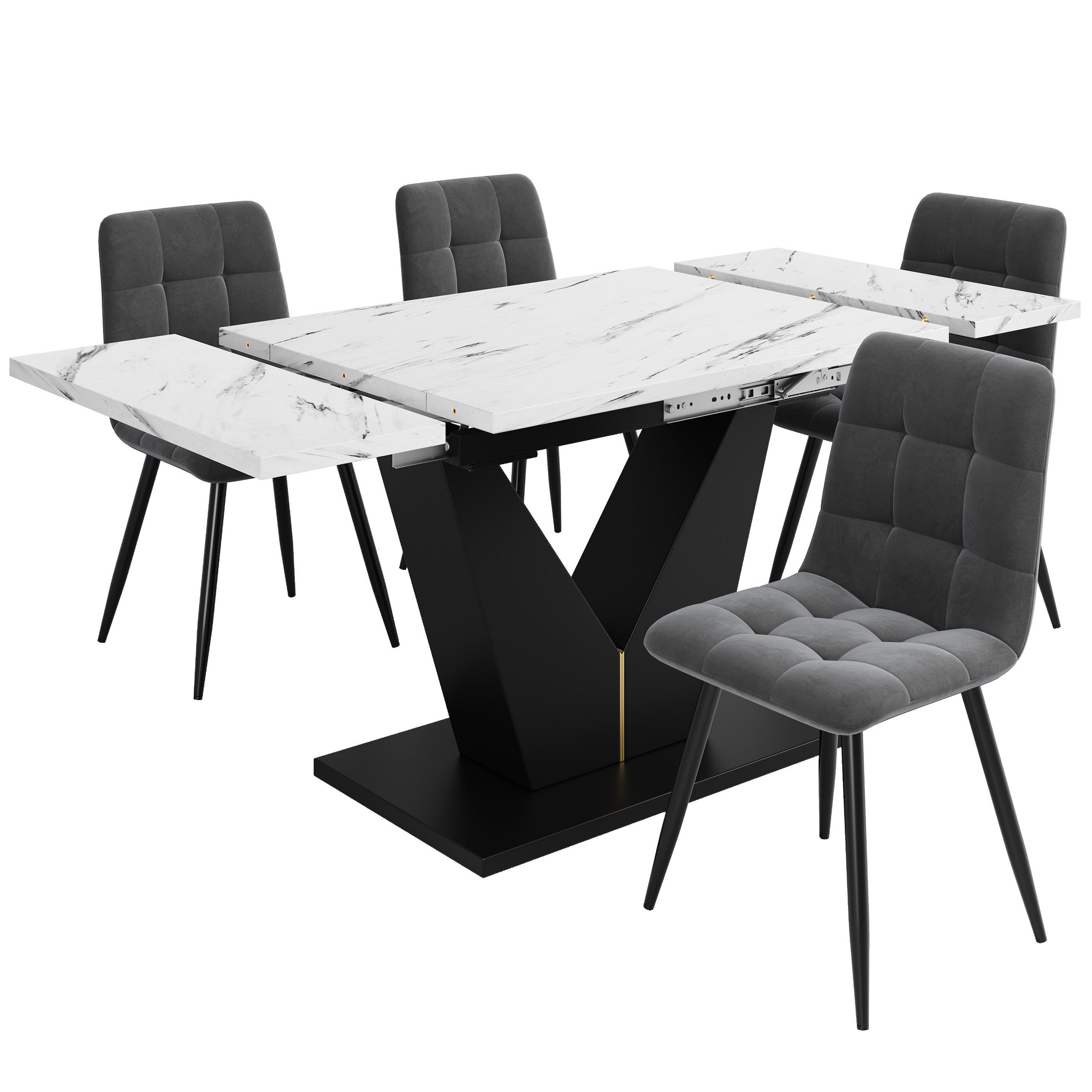 ComfortXL Essgruppe Mehrfarbig 160x75x75 cm