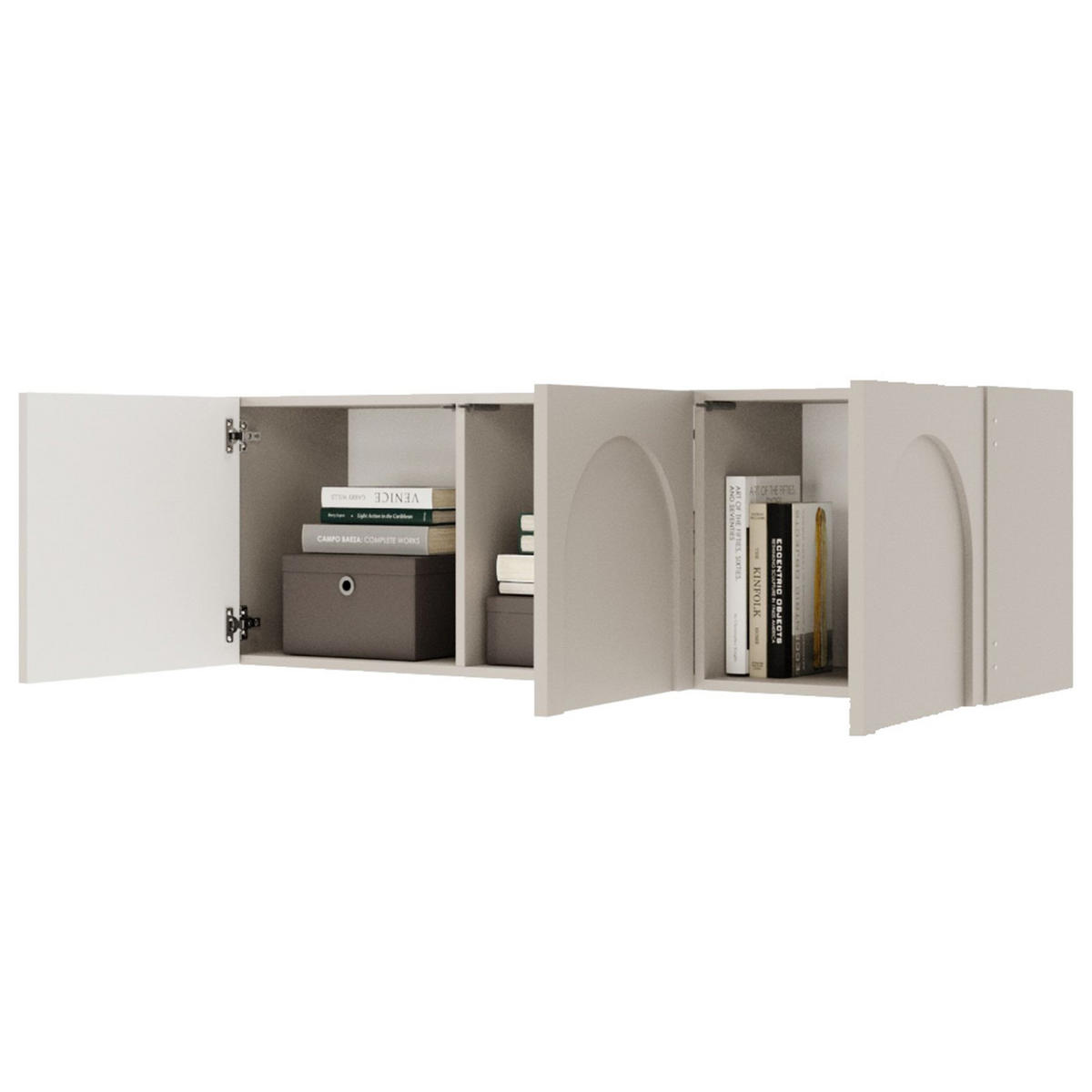 TV-LOWBOARD Arkadia Kaschmirgrau 150 cm - Taupe, Holzwerkstoff (150/49/35cm) - Selsey