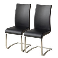 FREISCHWINGER - Edelstahlfarben/Schwarz, Kunststoff/Metall (43/103/52cm) - home24