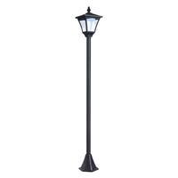 GARTENLATERNE, Schwarz, Kunststoff - Schwarz, Kunststoff (15/15/120cm) - Outsunny