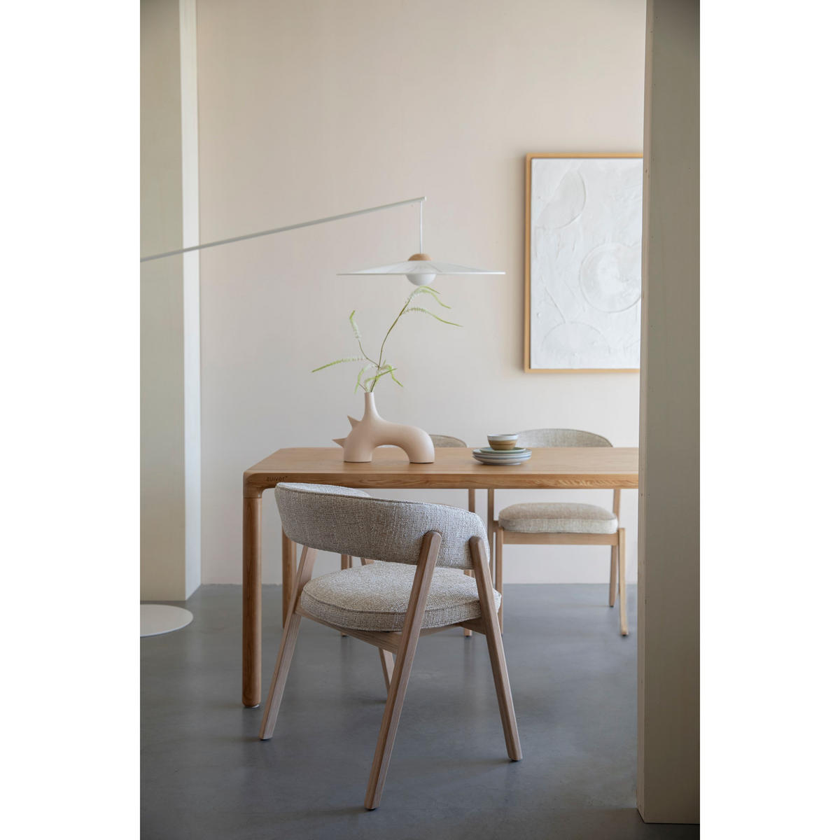 ESSZIMMERSTUHL Bright Beige - Beige, Kunststoff (57/76/59.5cm) - Zuiver