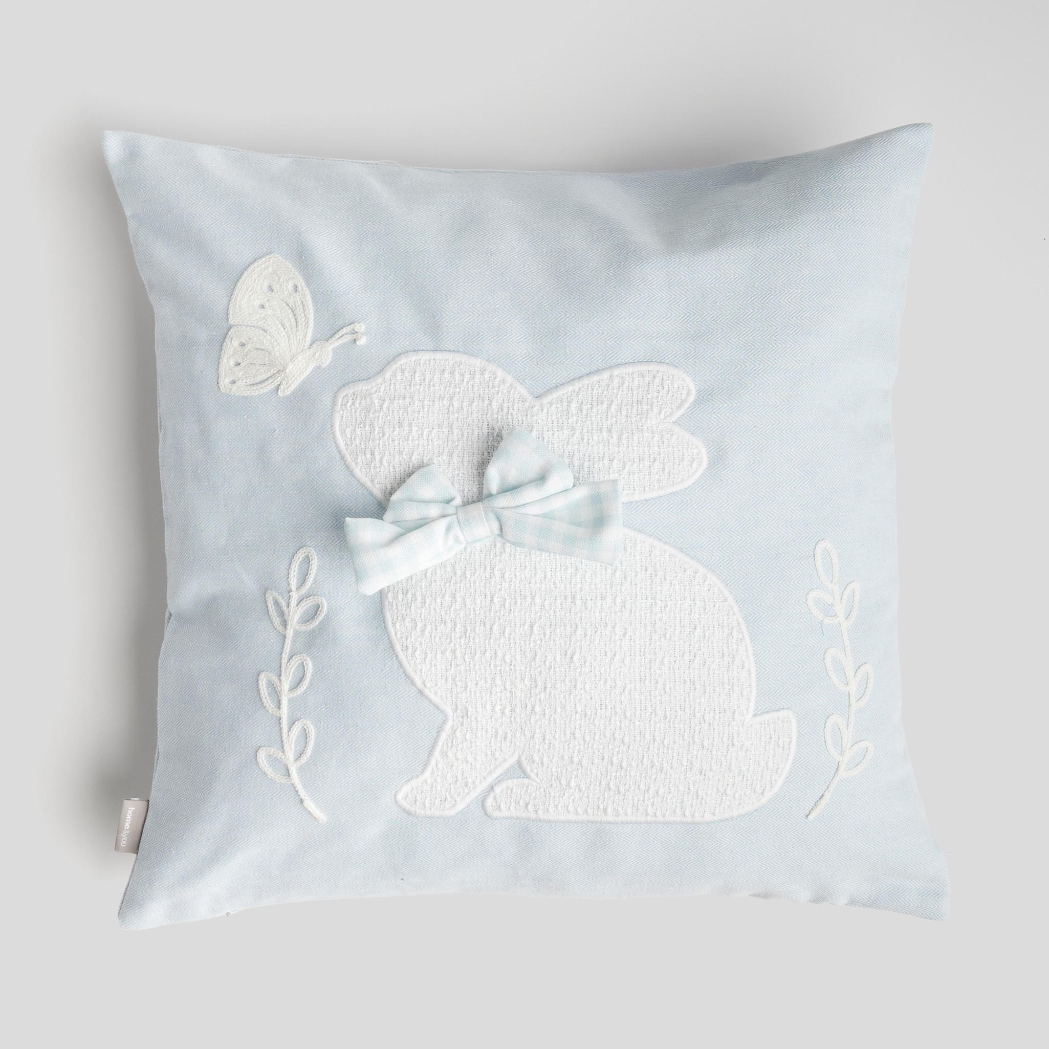 KISSENBEZUG Coneja - Hellblau, Textil (45/45cm) - home&you