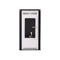 BIOETHANOL-OFEN Weiß inklusive 1.5 L-Tank und 3 kW Leistung - Weiß, Metall (53/93/32cm) - Purline