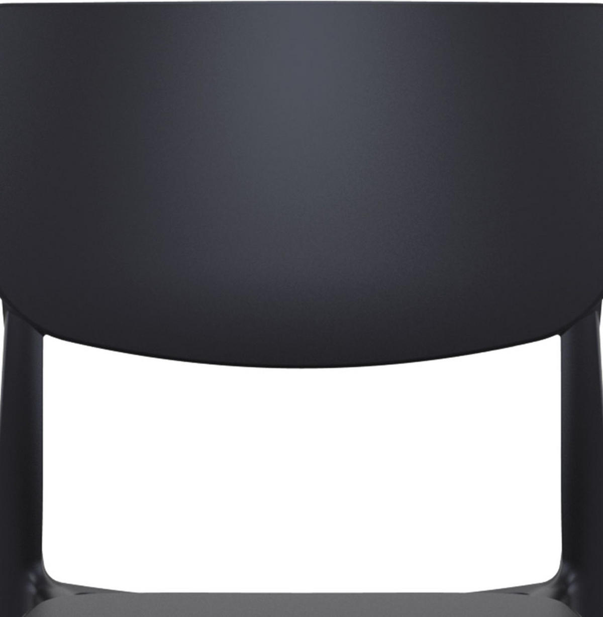 STUHL OMA Schwarz - Schwarz, Kunststoff (39/82/45cm) - Légia Home