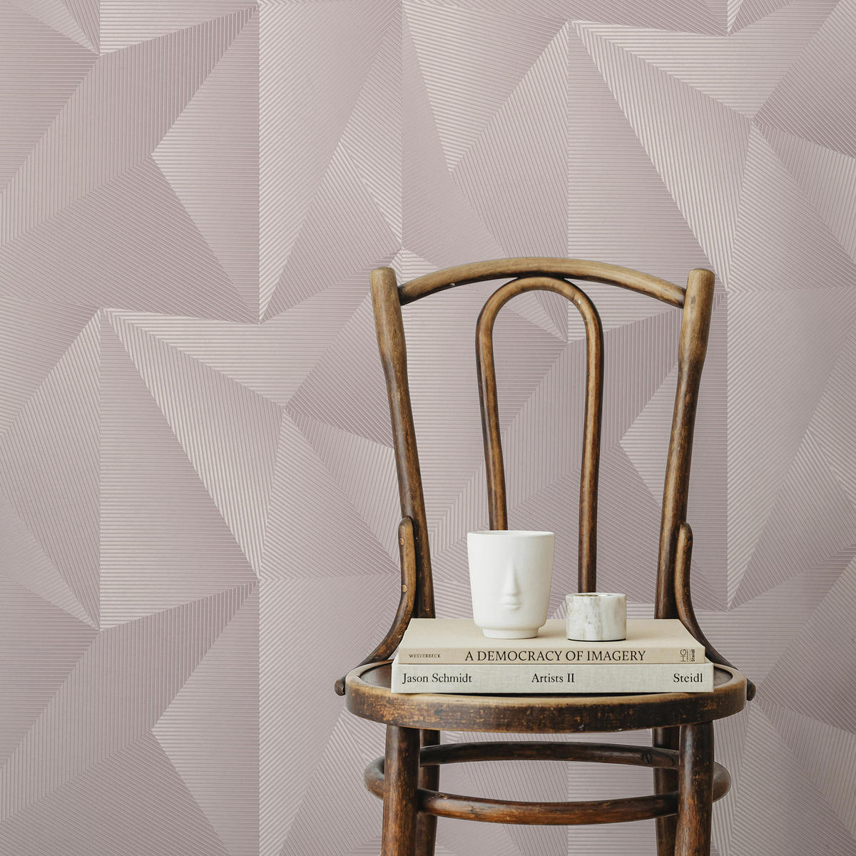 VLIESTAPETE 3D Geometric - Pink, Papier/Kunststoff (52/1000cm) - Superfresco Easy