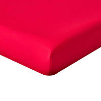 PERKAL-SPANNBETTLAKEN, Ägyptische Baumwolle, Fadendichte 200 - Rot, Textil (100/200cm) - Homescapes