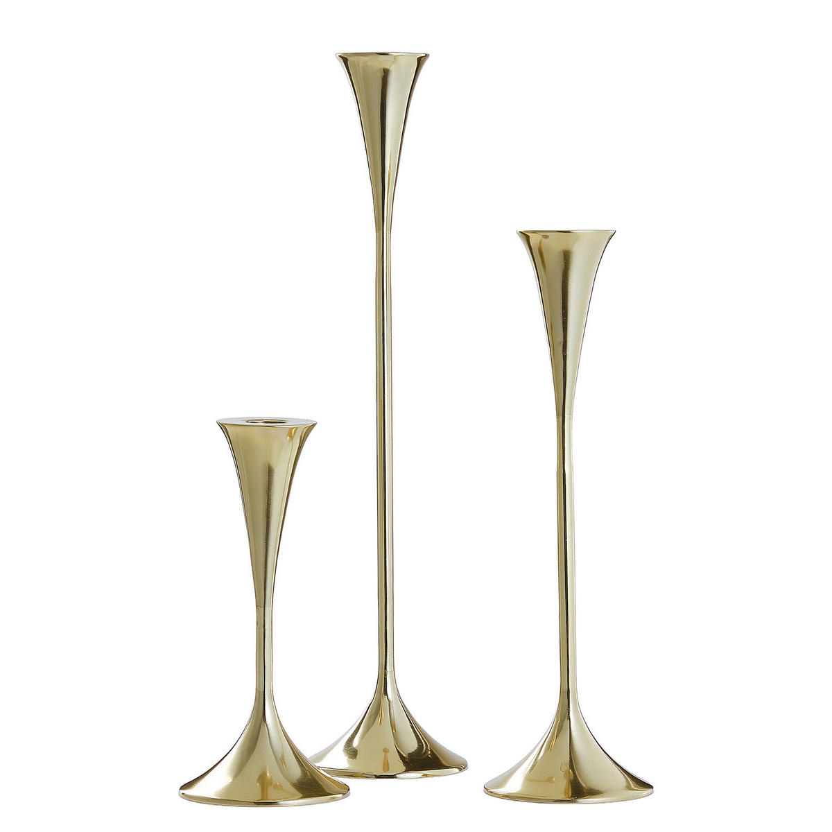 KERZENHALTER Highlight - Goldfarben, Metall (6/40/9cm) - Butlers
