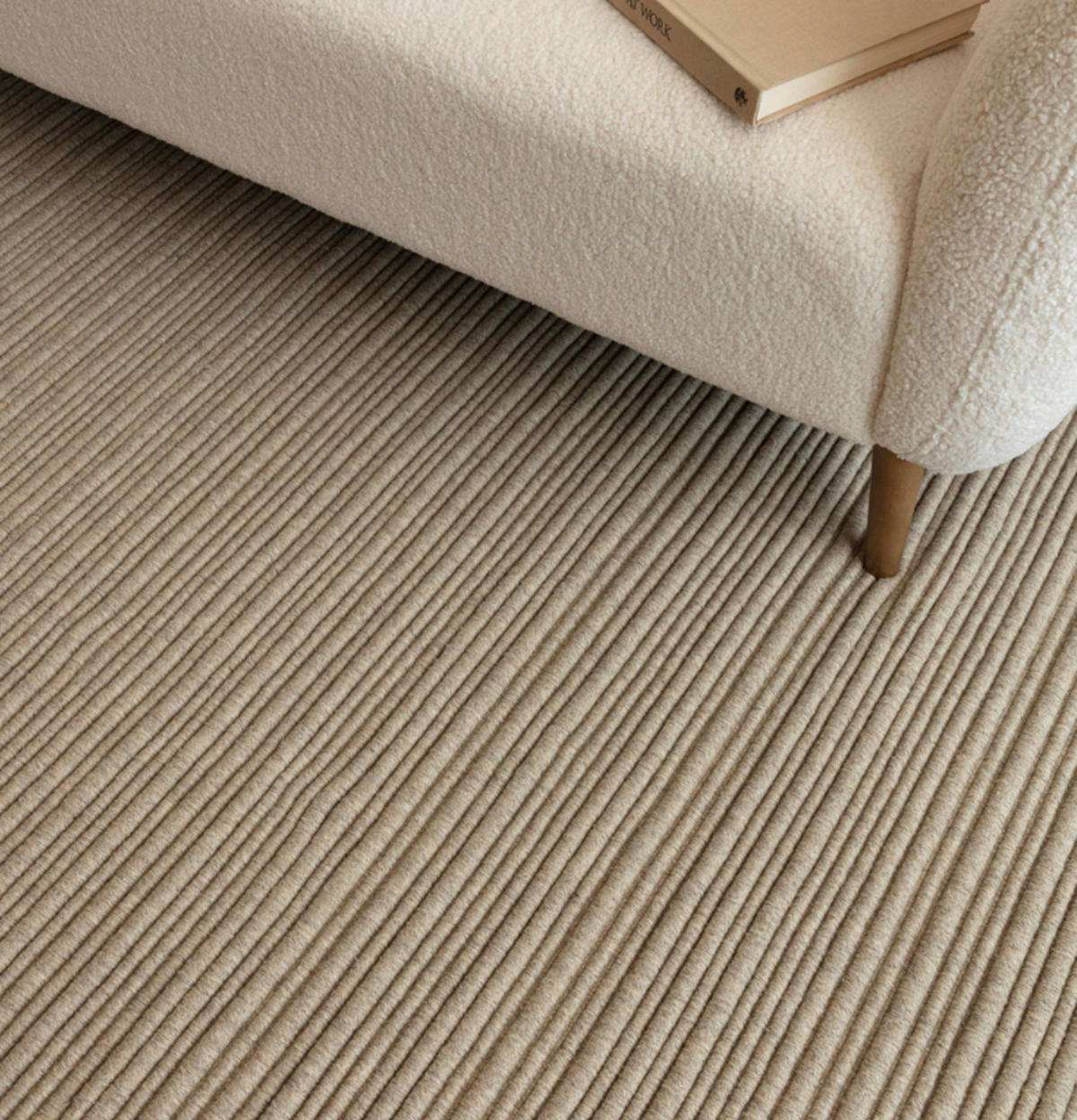 TEPPICH Wohn-/Schlafzimmer Flachgewebe TORRENTO Beige 200x290 cm - Beige, Naturmaterialien (200/290cm) - Novatrend