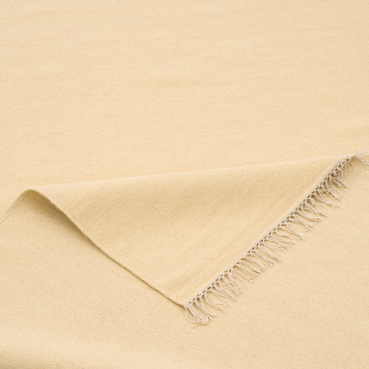 WOLLE NATUR TEPPICH KELIM MILA - Creme, Textil (70/140cm) - Pergamon