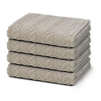 HANDTUCH Sensual Skin Zopf 4er-Set - Braun, Textil (50/100cm) - Ross