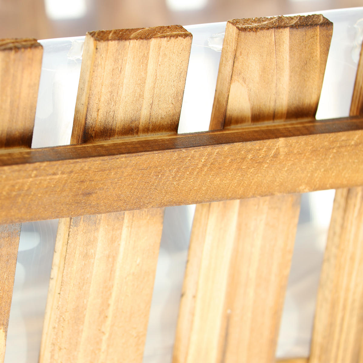 3XBLUMENKASTEN - Braun, Holz/Kunststoff (45/12/19.5cm) - Relaxdays