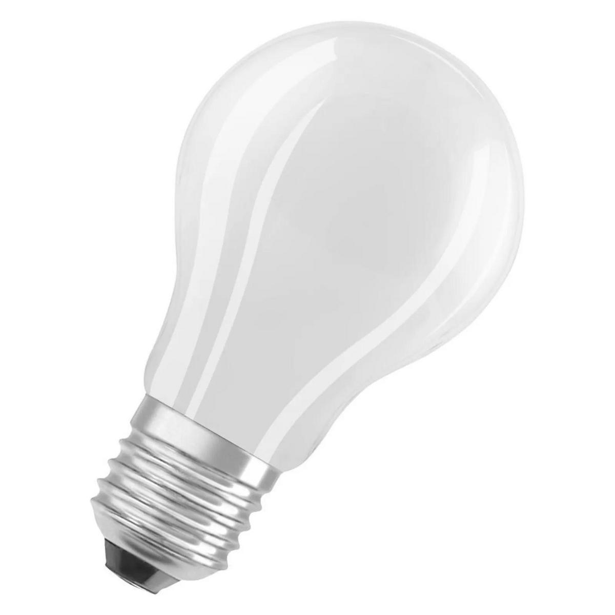 LEUCHTMITTEL E27 - Birne A60 Set Weiß - Weiß, Glas (6/10.5cm) - Osram