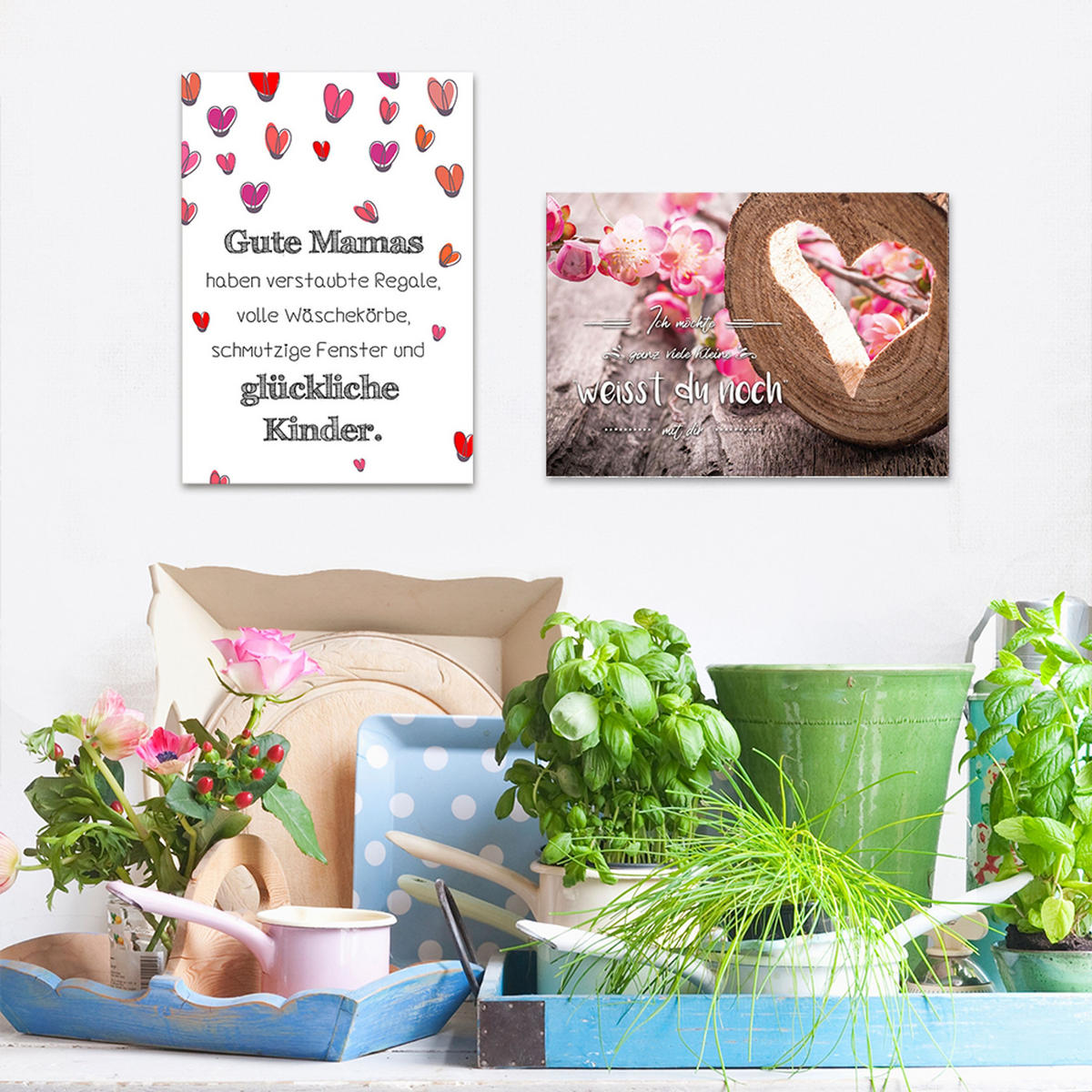 BILD 20x30 cm Mama Spruch Geschenk Muttertag - Weiß, Holzwerkstoff (20/30/2cm) - artissimo