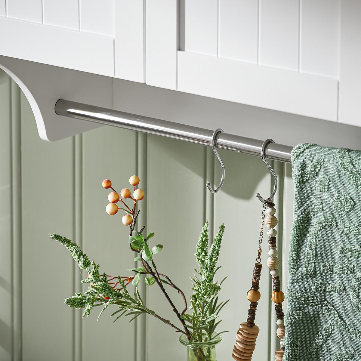 HÄNGESCHRANK Weiß - Weiß, Holzwerkstoff/Metall (60/60/30cm) - SoBuy