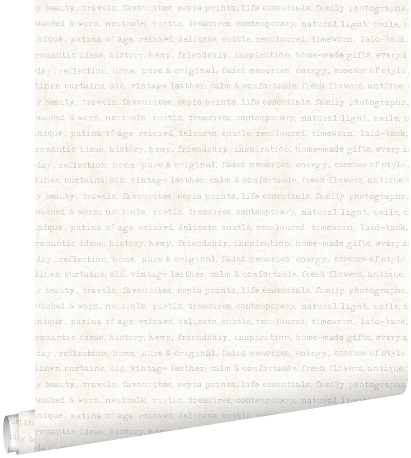 ESTAhome Tapete Beige 53x1000 cm