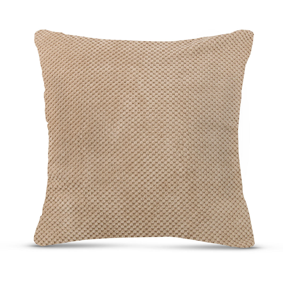 KISSENHÜLLE "Bubble" 60 cm x 60 cm in 3 Farben Beige - Braun, Textil (60/60cm) - Bestlivings