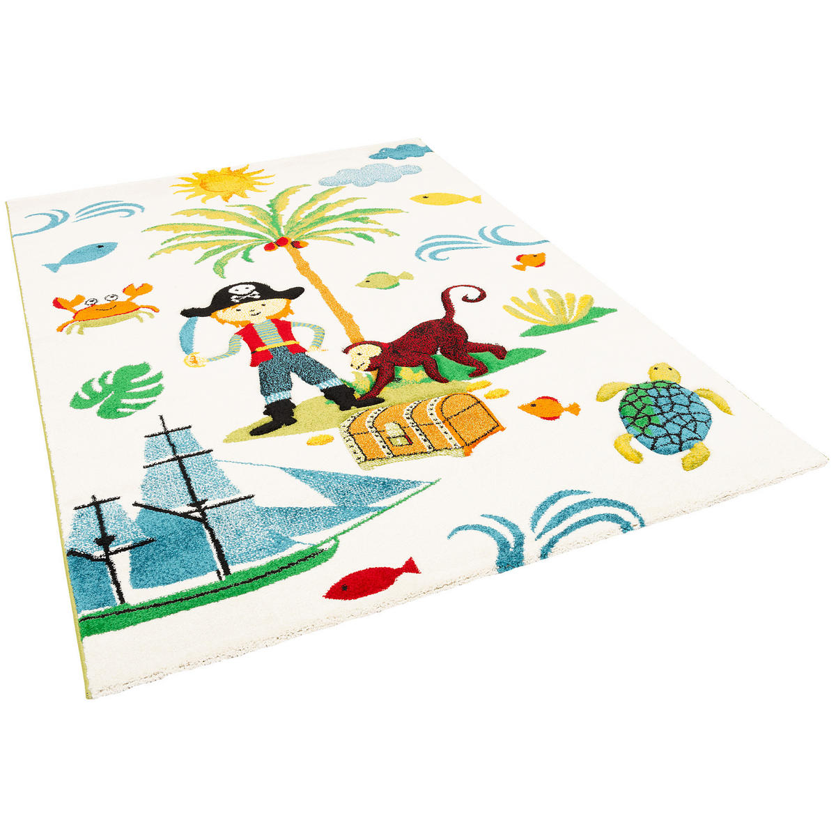KINDER TEPPICH MAUI KIDS PIRATENWELT - Multicolor, Textil (200/290cm) - Pergamon
