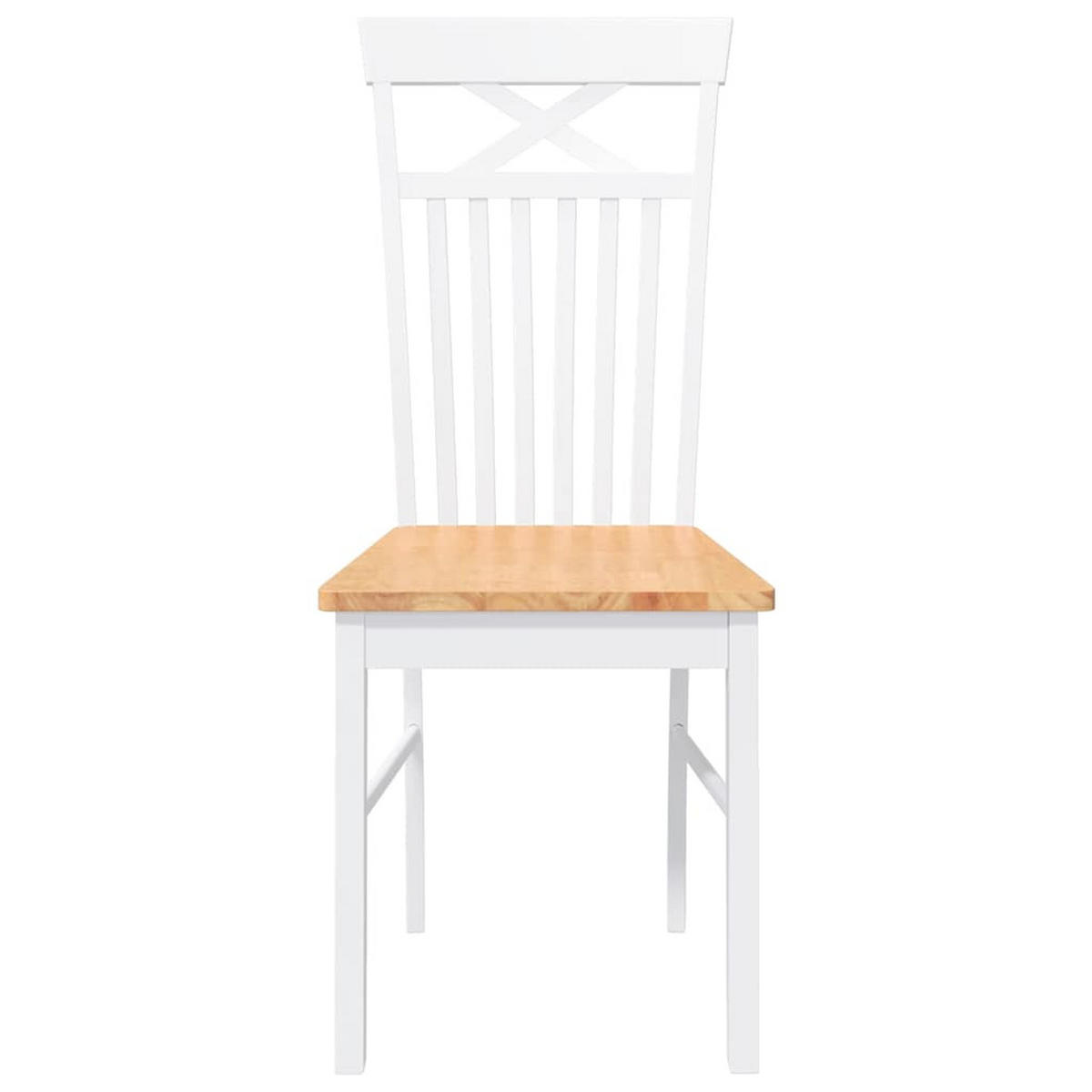 STUHL-SET 2 Stk Zornhain 42.5/94/53.5 cm - Weiß, Holz (42.5/94/53.5cm) - ZMH