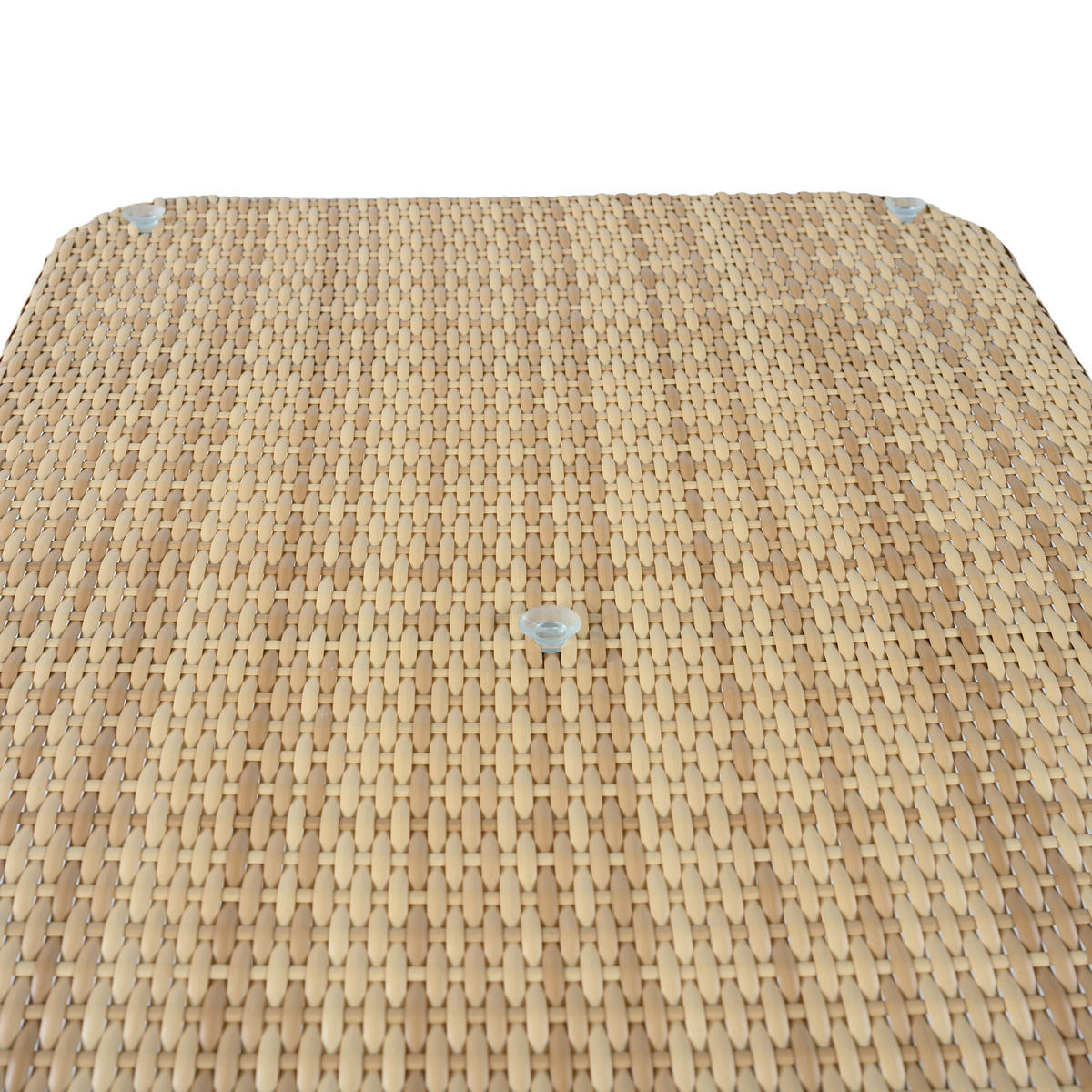 GARTENMÖBELSET 4tlg Rattan Sofa Sessel Glastisch Kissen - Multicolor, Metall - FLIEKS