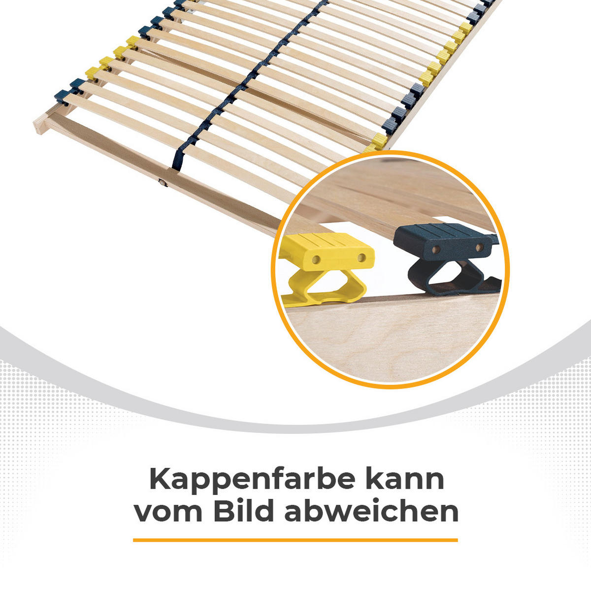 LATTENROST 90x200 cm aus Buchenholz, 7 Zonen, Federholzrahmen - Buchefarben/Braun, Holz (90/200cm) - Sleepneo