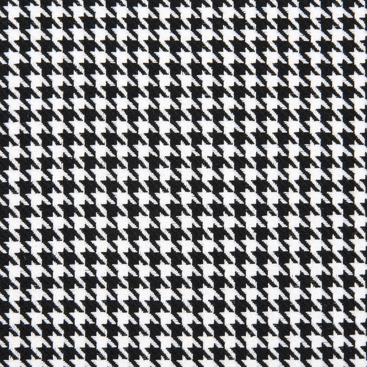 ÉTKEZŐSZÉK 2 darabos Szett Tyúklábminta fekete/fehér Luana - fekete/fehér, textil (50/80/58cm) - Beliani