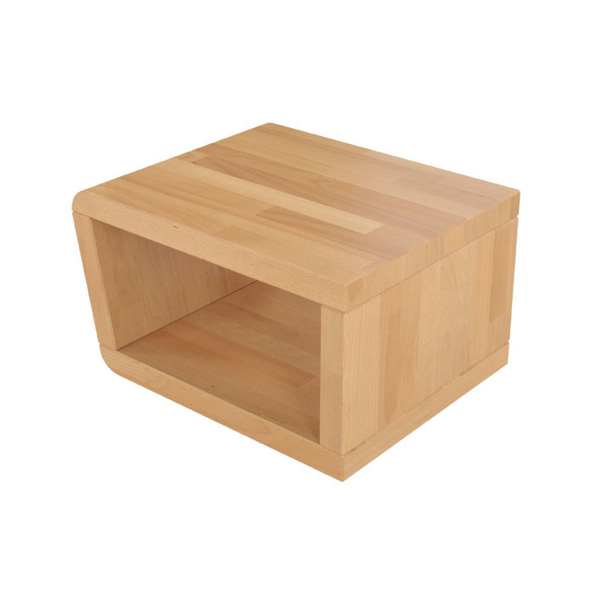 MASSIVHOLZNACHTTISCH Harald, Buche - lackiert, Naturfarben - Buchefarben, Holz (50/37/40cm) - Visby